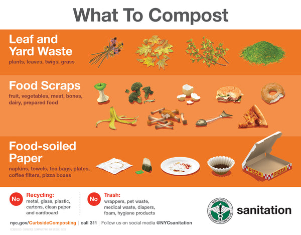 DSNY Composting Bin Decal
