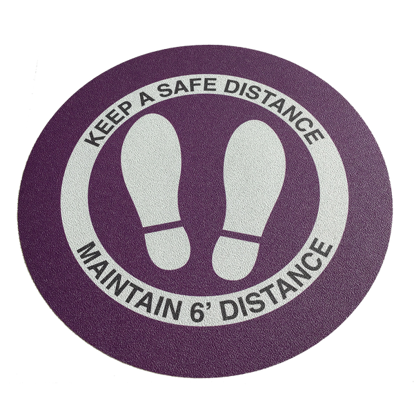Social Distance Floor Decals